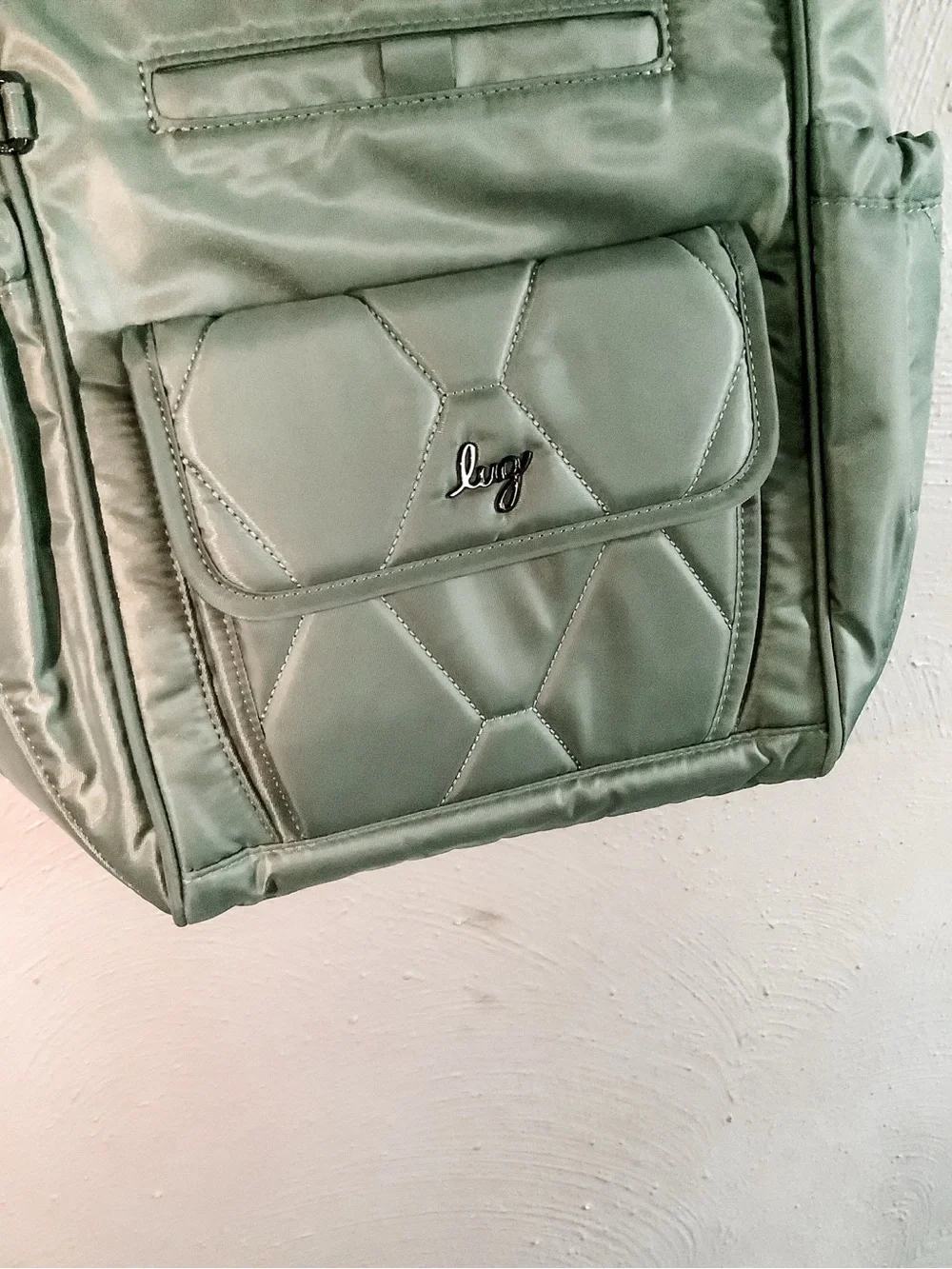 NWT sage green Lug Toss Convertible Crossbody Bag